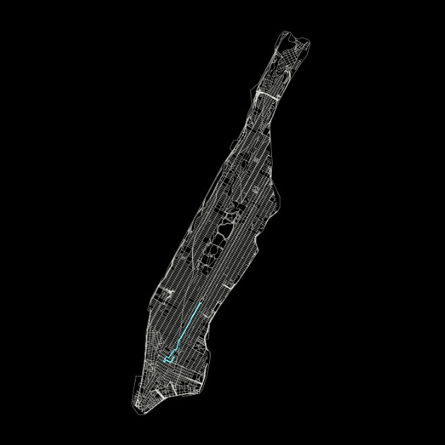 The Completing New York map in its original preview composition, without text