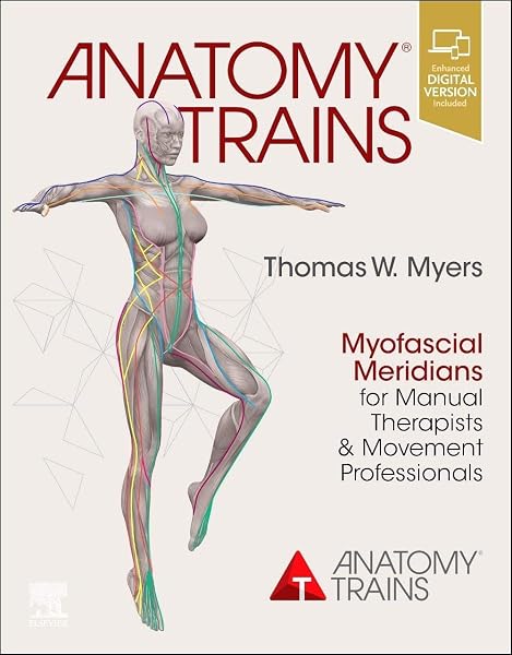 Cover of Anatomy Trains, fourth edition, by Thomas Myers.