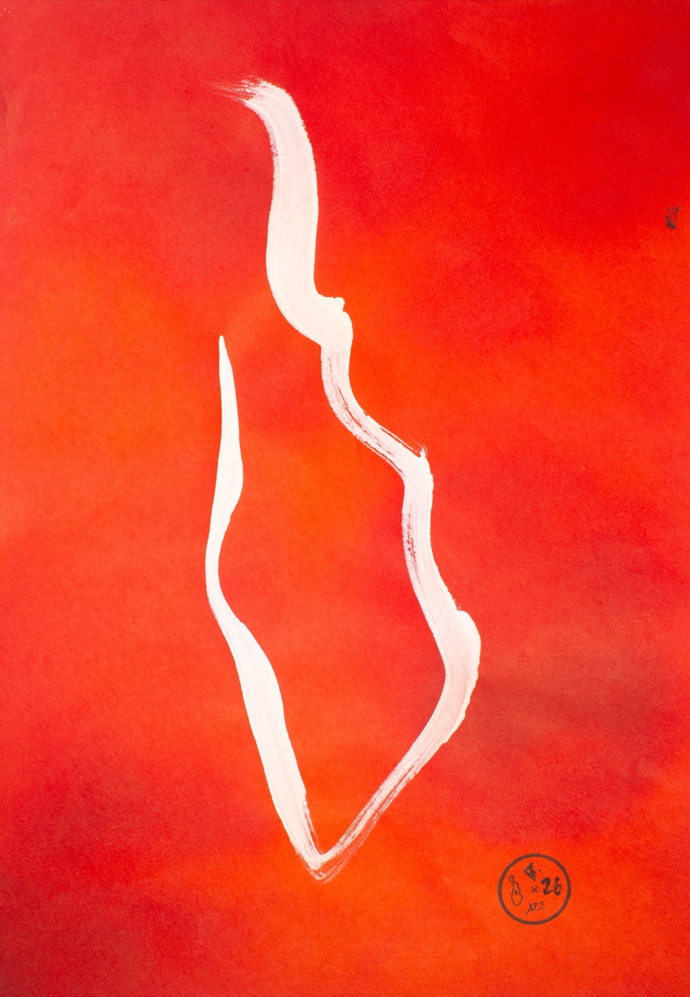 Enxo edition 26 — an ensō in the shape of Manhattan