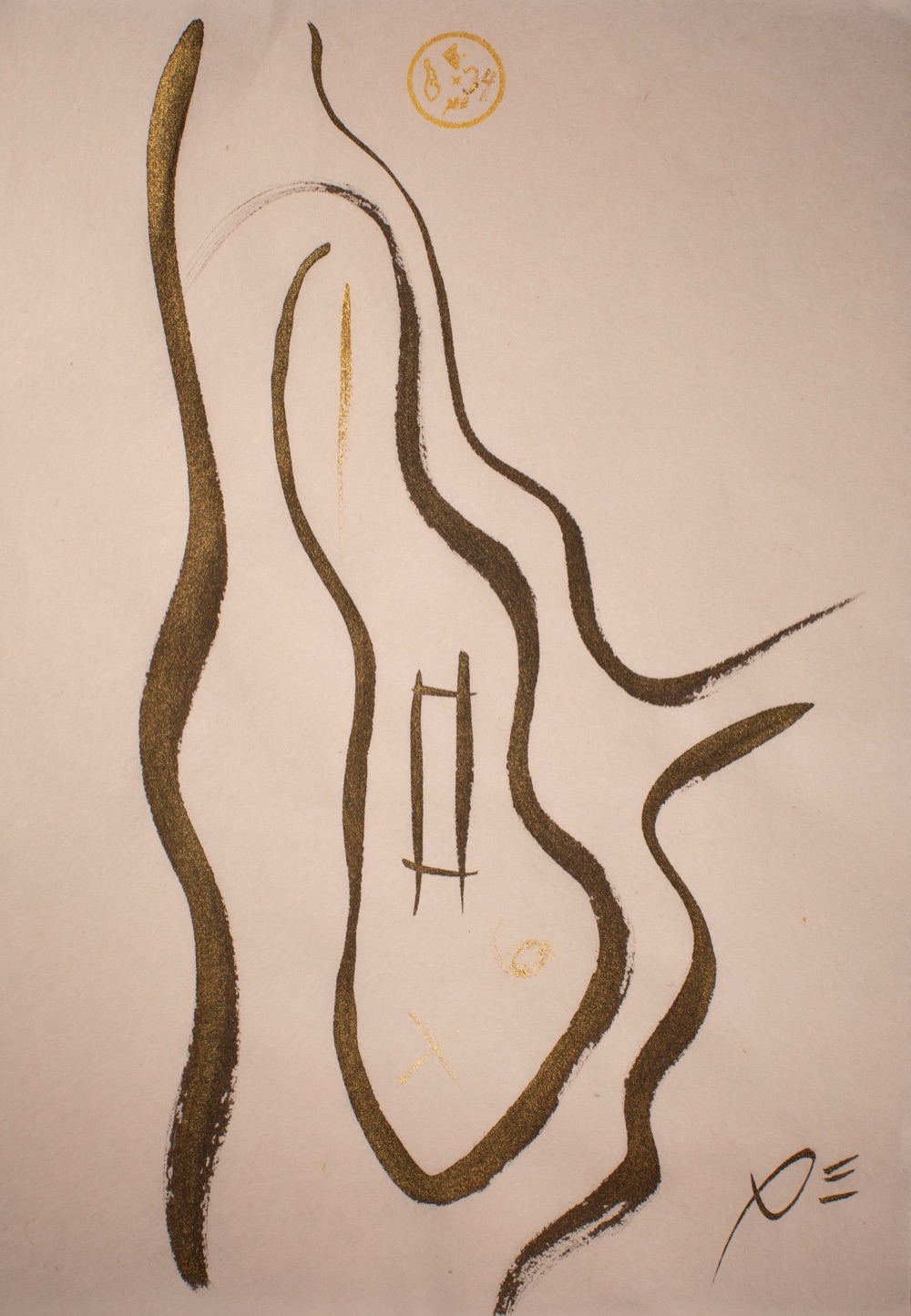 Enxo edition 34 — an ensō in the shape of Manhattan
