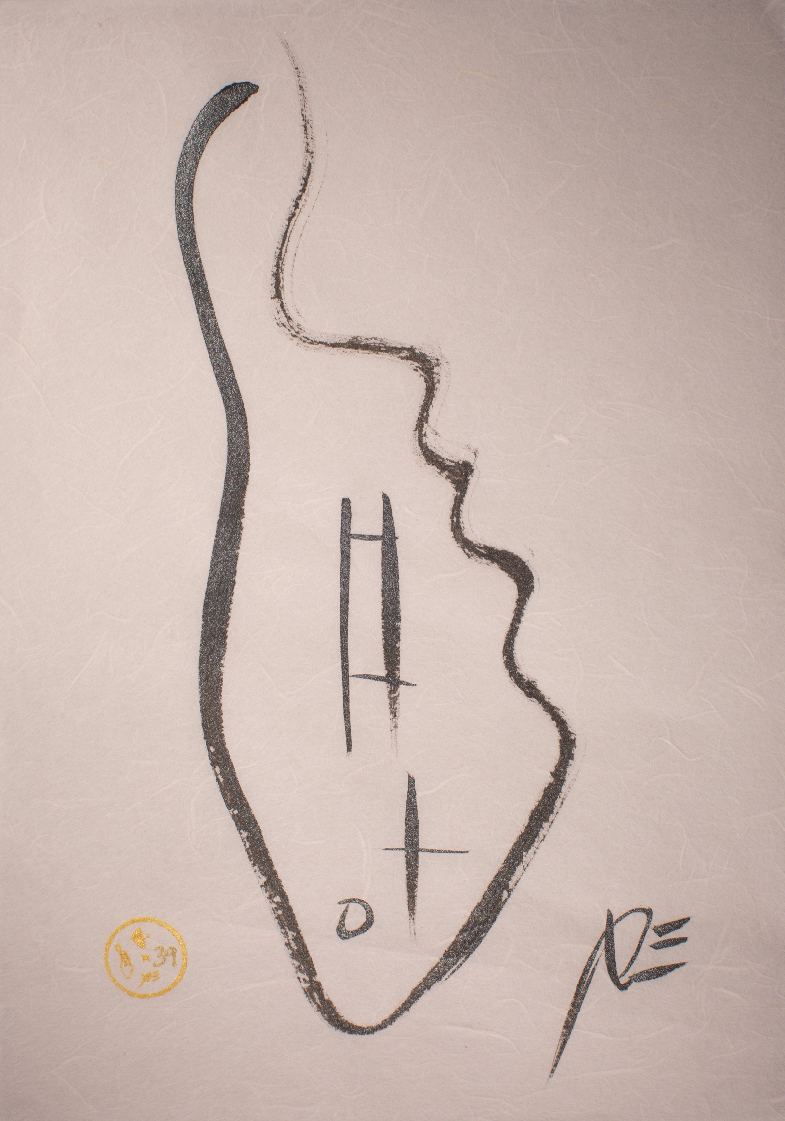 Enxo edition 39 — an ensō in the shape of Manhattan